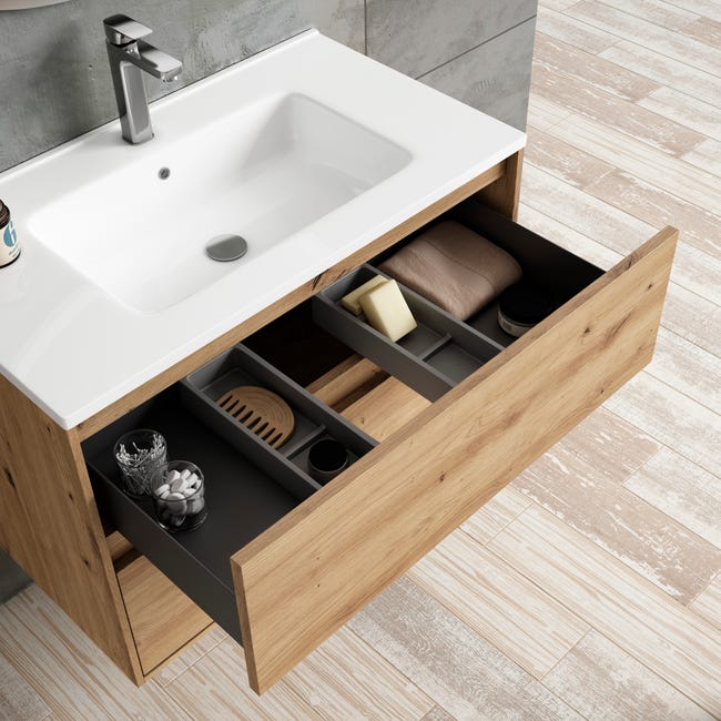 Vanity Nordic Roble 90